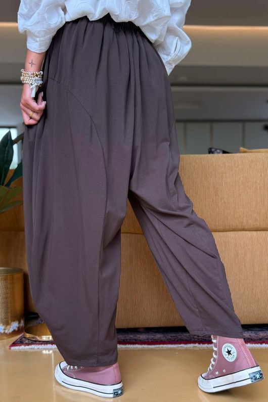 The Edit Sia Pant Coffee Bean